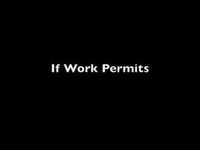 pochette album If work permits