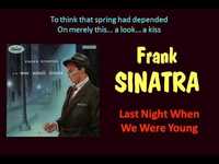 pochette album Last night when we were young