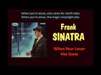 pochette album When your lover has gone