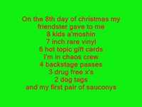 pochette album X12 days of xxxmasx