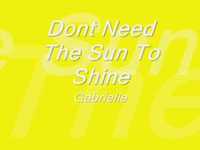 pochette album Don't need the sun to shine