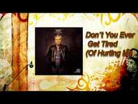 pochette album Don't you ever get tired