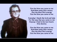 pochette album Out the blue