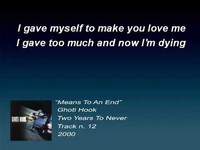 pochette album Means to an end