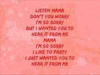 pochette album Sorry mama