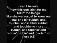 pochette album Rubbin & touchin