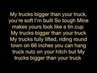 pochette album My truck