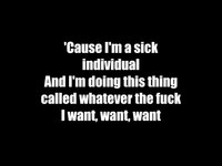 pochette album Sick individual