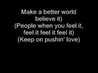 pochette album Keep on pushin' love