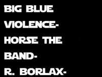 pochette album Big blue violence