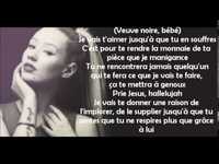 pochette album Black widow (traduction)