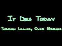 pochette album Through leaves over bridges