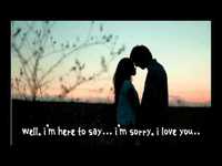 pochette album I'm sorry i love you