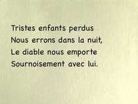 pochette album Complainte de gilles