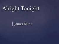 pochette album Alright tonight