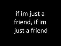 pochette album Just a friend