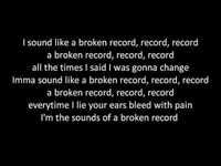 pochette album Broken record