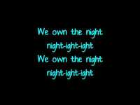 pochette album We own the night
