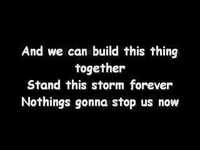 pochette album Nothing's gonna stop us