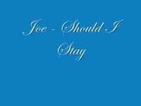 pochette album Should i stay