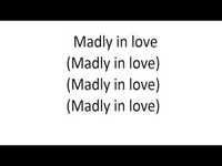 pochette album Madly in love (bigger than life)