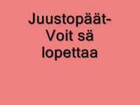 pochette album Voit sä lopettaa?