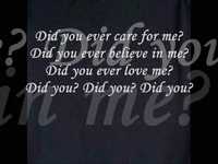 pochette album Did you