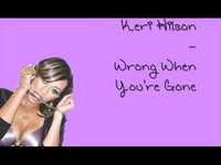 pochette album Wrong when you're gone