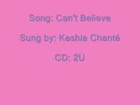 pochette album Can't believe