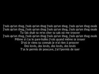 pochette album J'suis qu'un thug