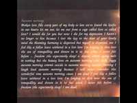 pochette album Autumn morning