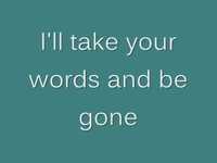 pochette album Words