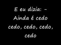 pochette album Ainda é cedo