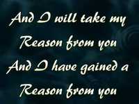 pochette album My reason