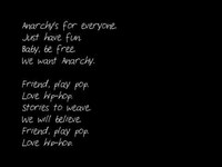 pochette album Anarchy