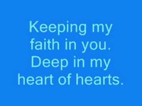 pochette album Keeping my faith in you