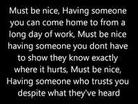 pochette album Must be nice