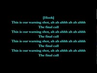 pochette album Warning shot