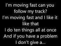 pochette album I don't give a