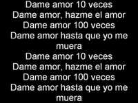 pochette album Amame hasta que me muera