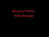 pochette album Hello stranger