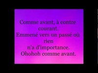 pochette album Comme avant