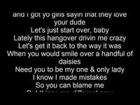 pochette album Start over, hangover