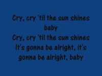pochette album Cry cry (till the sun shines)