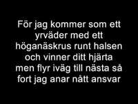 pochette album Kärlek vid sista ögonkastet