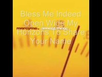 pochette album Bless me indeed (jabez's song)