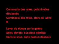 pochette album Commedia des rates