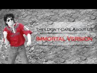 pochette album They don't care about us (immortal version)