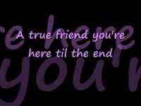 pochette album True friend