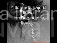 pochette album Llorando bajo la lluvia